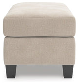 Willarae - Taupe - 2 Pc. - Chair And A Half, Ottoman