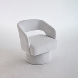 Swivel Barrel Chair With 360 Degree Rotation