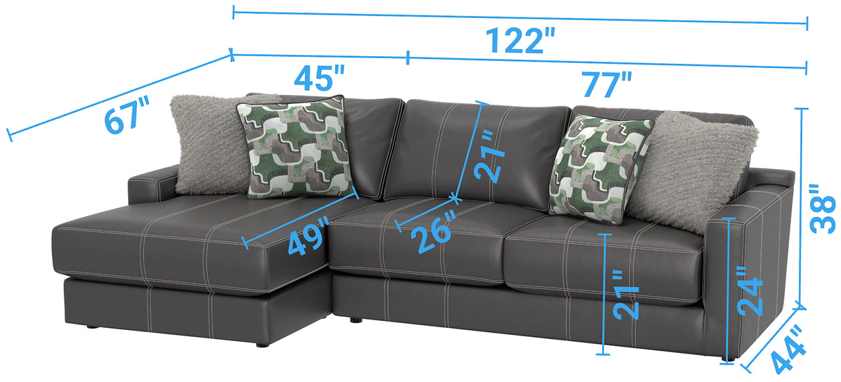 Minori - Italian Leather Sectional Sofa