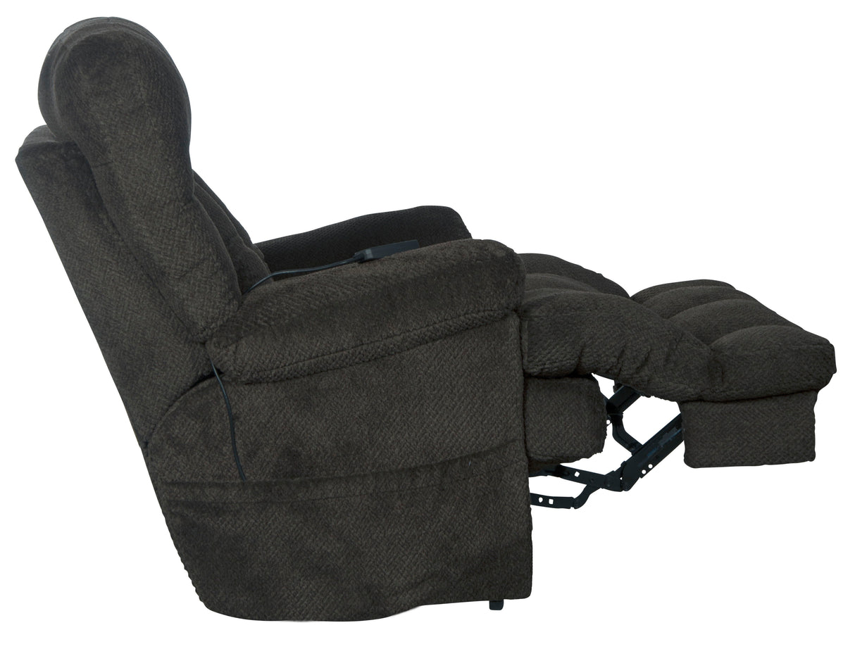 Sterling - Power Headrest/Lumbar Power Lay Flat Recliner With Heat & Massage