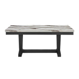 Panda - Dining Table And Trestle Base - Black