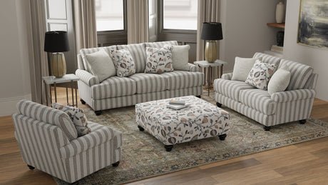 Marley - Cocktail Ottoman - Beige