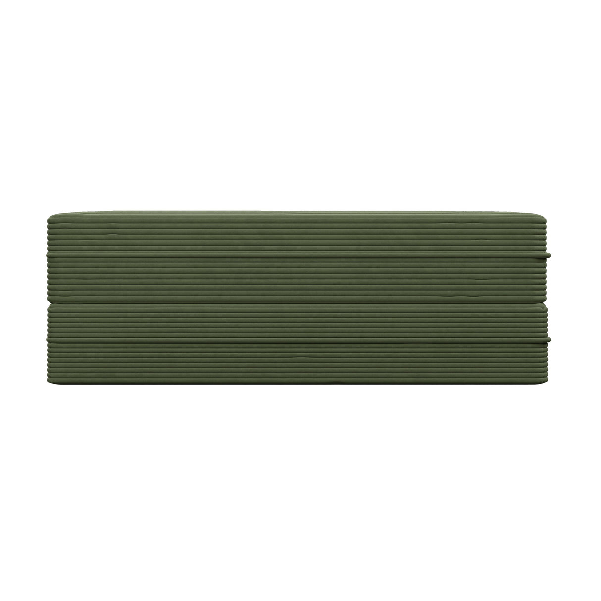 Convertible Plush Corduroy Foam-Filled Sleeper Sofa Bed With 2 Pillows