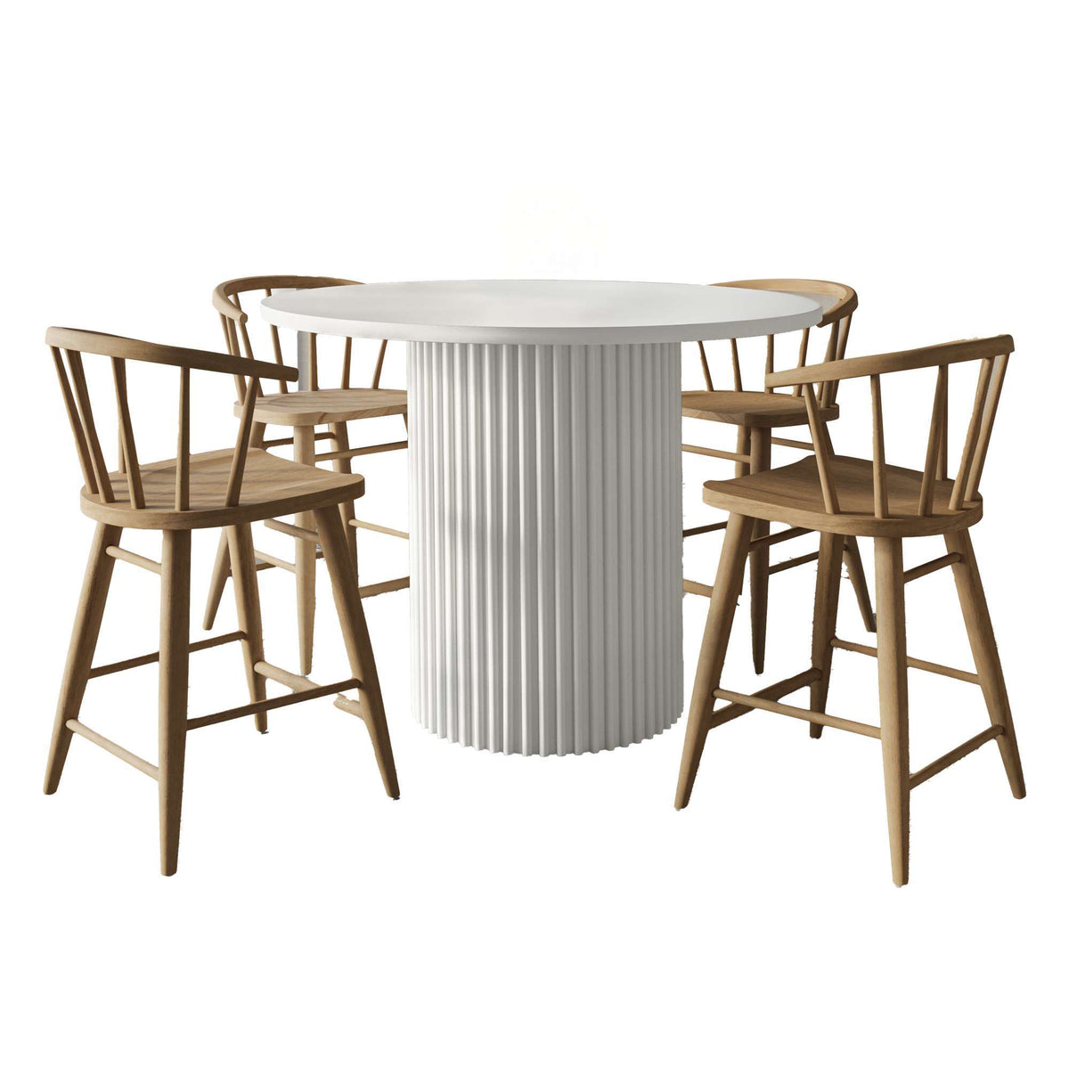 Auden - 5 Piece Counter Height Dining Set - Natural