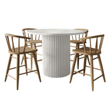 Auden - 5 Piece Counter Height Dining Set - Natural