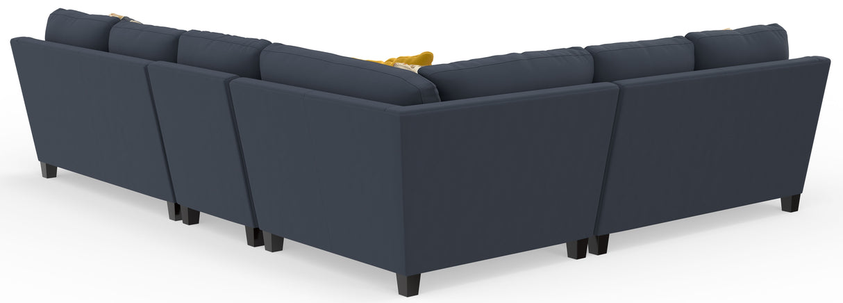 Foley - Sectional With Comfort Coil Seating And 4 Included Accent Pillows