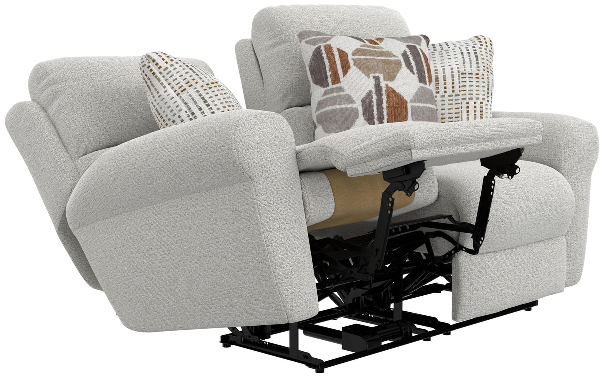 Kellen - Power Reclining Loveseat With Zero Gravity - Ecru