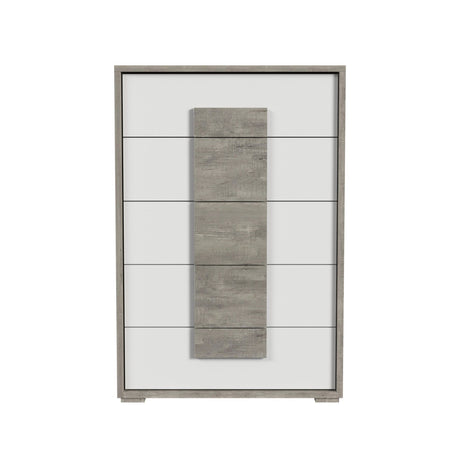 San Matteo - 5-Drawer Chest - Gray