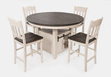 Madison County - Round Counter Set With Slatback Stools