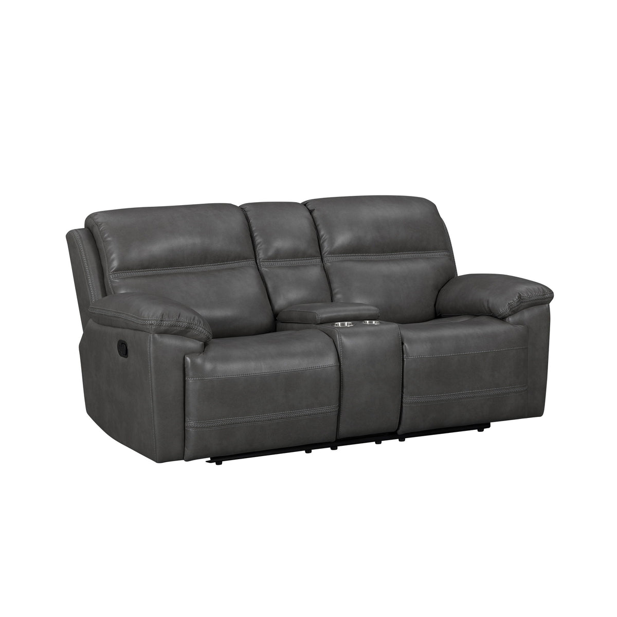 Camaro - Motion Loveseat With Console - Nugget Gray