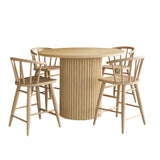 Auden - 5 Piece Counter Height Dining Set - Natural