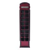 Glory Days - Telly Vintage Telephone Booth Bar - Vintage Red