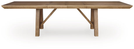 Ridgester - Rectangular Dining Room Extension Table - Light Brown