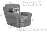 Kellen - Glider Recliner - Ecru