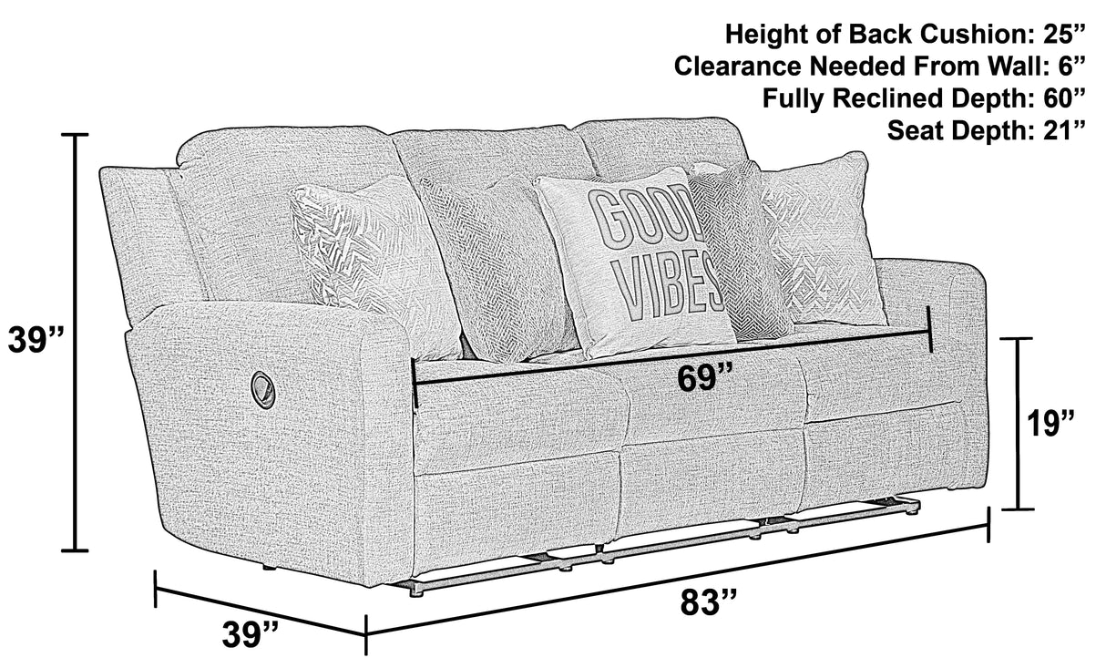 Calvin - Reclining Sofa