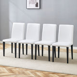Versatile Dining Chairs With Comfortable Design And Metal Legs