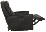 Bosa - Power Reclining Loveseat - Charcoal - Leather