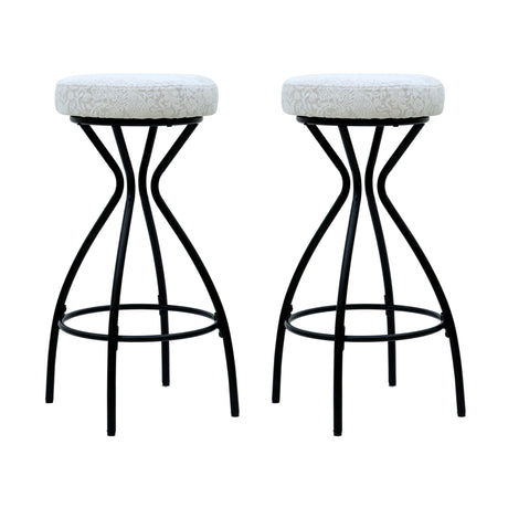 Modern Backless Bar Stools For Kitchen Island (Set of 2)