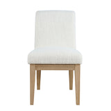 Sequoia - Upholstered Dining Chair (Set of 2) - Natural Brown / White