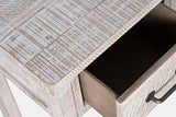 North Coast - 3 Drawer Accent Console - White Wash