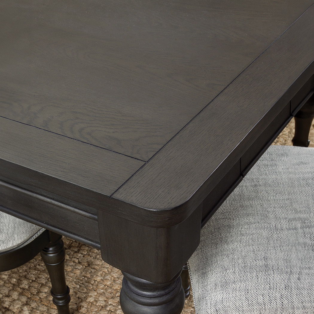 Linnett - Dining Table - Dark Brown