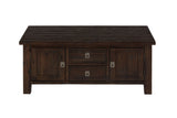 Kona Grove - Storage Coffee Table - Chocolate Dark Brown