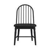 Heritage & Home - Windsor Side Chair (Set of 2) - Black