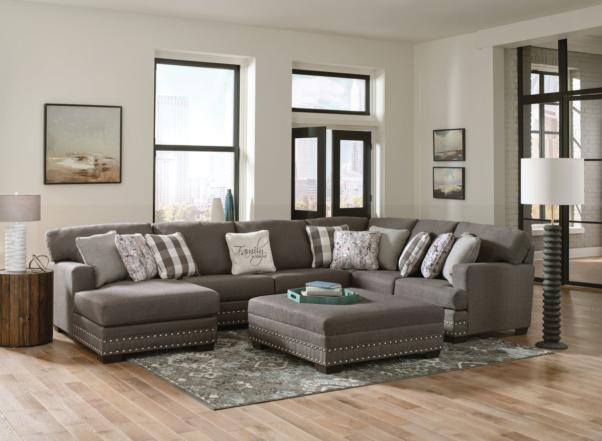 Crawford - Sectional With Ottoman And Pillows