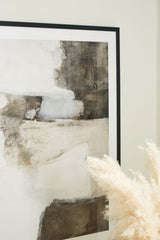 Aldricton - Wall Art - Brown / White