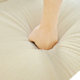 Push Back Recliner Chair Upholstered Recliner Armchair With Classic Wing Back And Solid Gourd-Shaped Legs