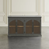 Archdale Gothic Arch 4 Door Accent Cabinet