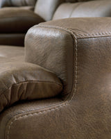 Beckley Place - Earth - 2 Seat Power Reclining Sofa With Adjustable Headrest
