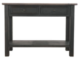 Tyler Creek - Sofa Table - Grayish Brown / Black