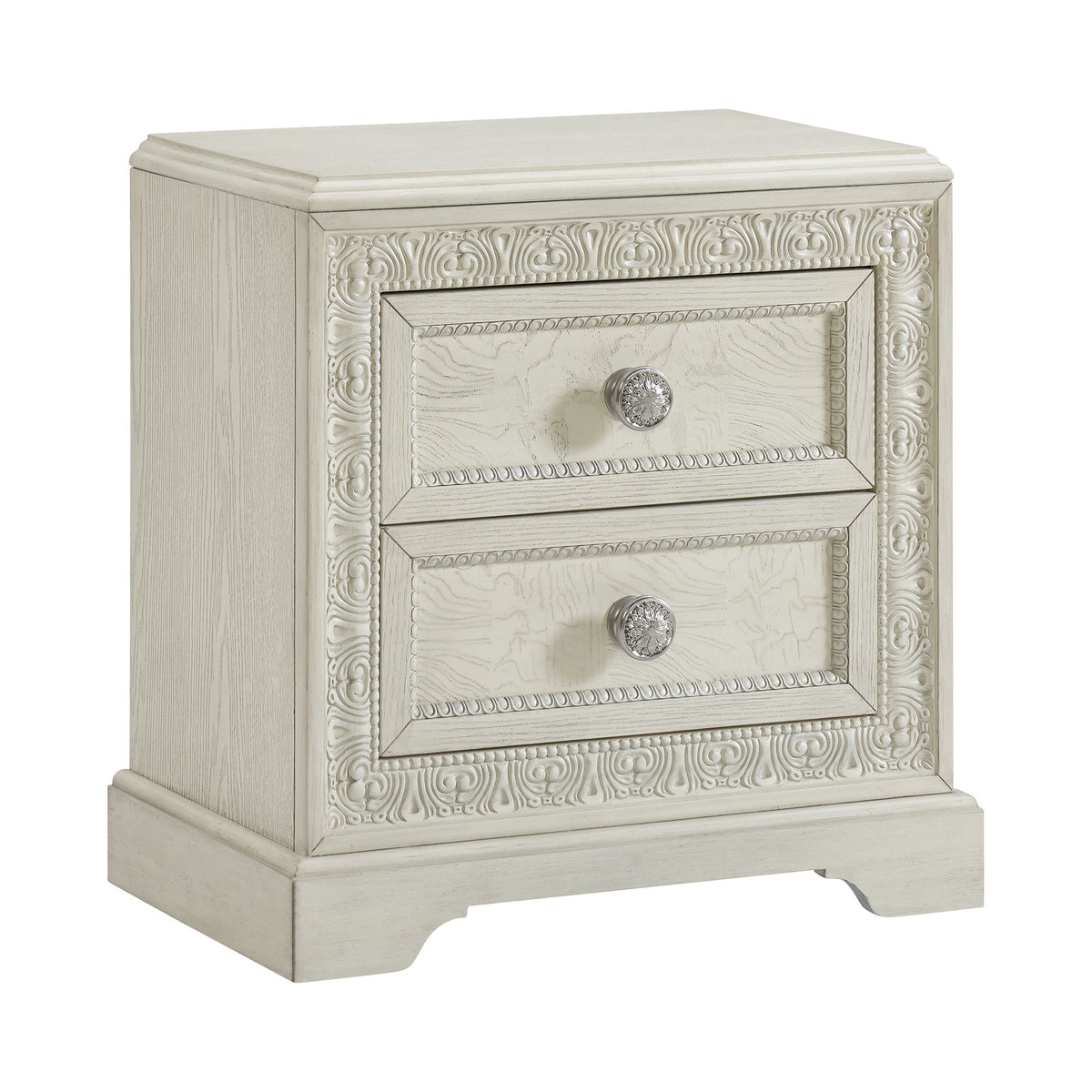 Romilly - Nightstand With USB - White