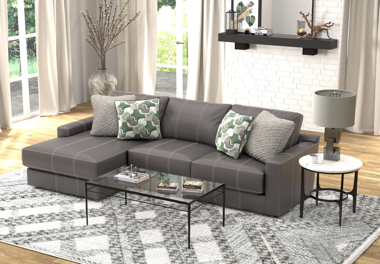 Minori - Italian Leather Sectional Sofa