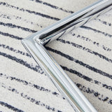 Modern Dining Chairs With Padded Seat, Metal Legs