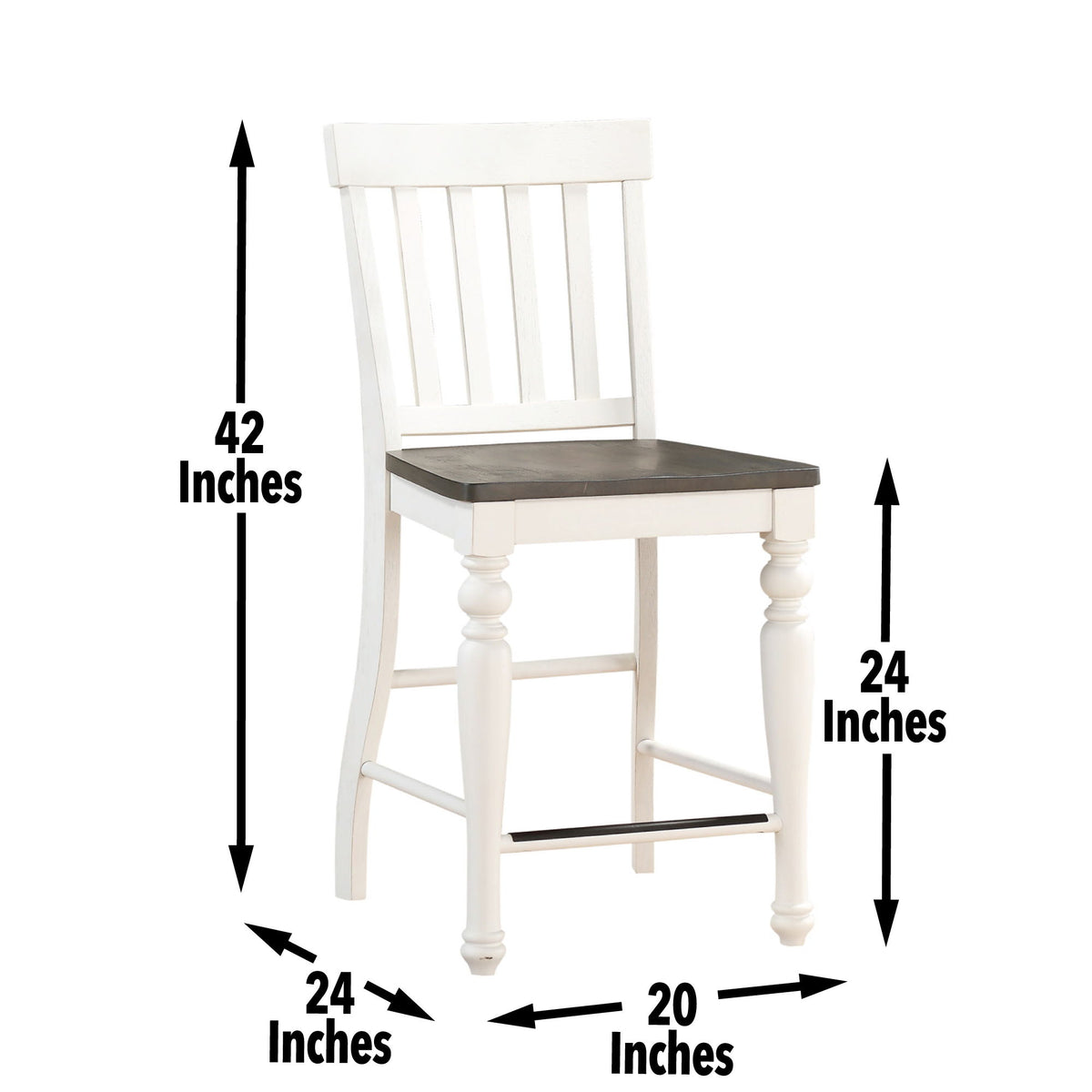 Joanna - Counter Chair - Two Tone