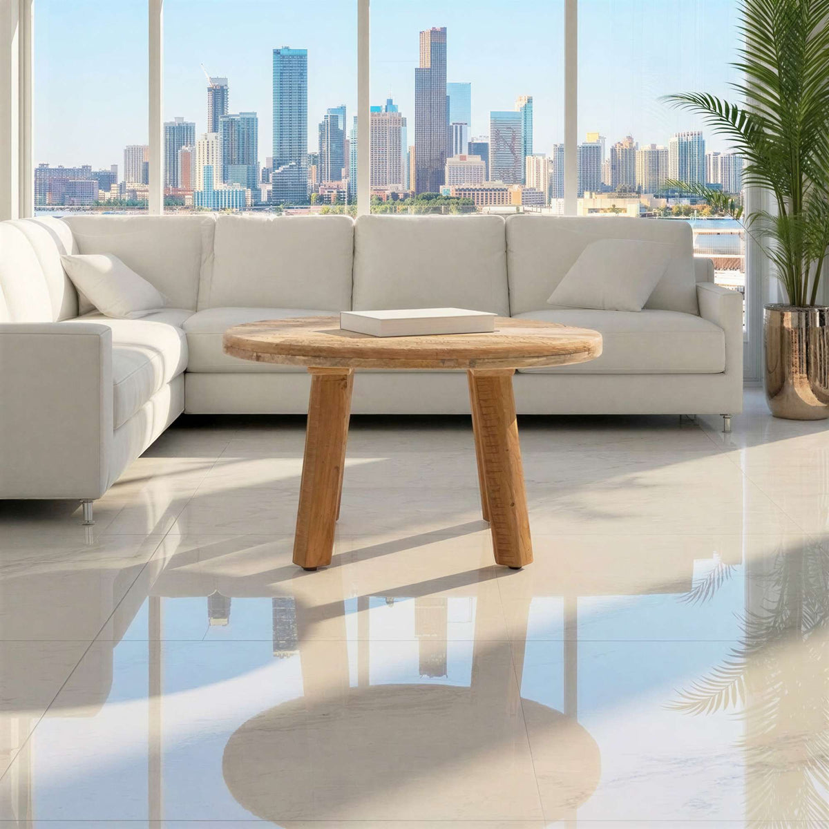 Reclamation Round Coffee Table