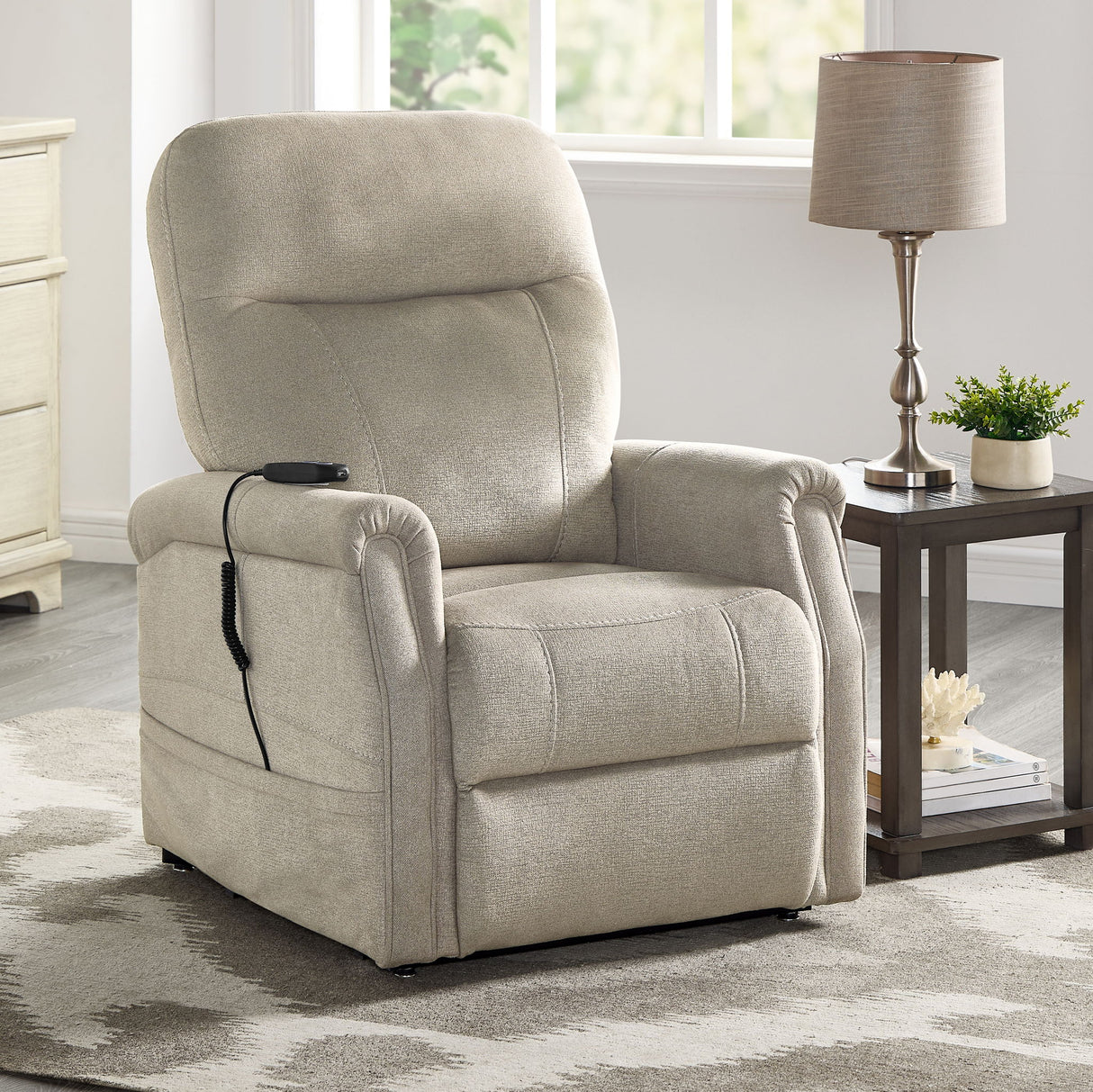 Rhodes - Power Lift Chair - Tan