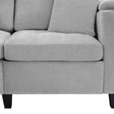 U Shaped Sectional Sofa, Corner Living Room Couch With Built In Cup Holders, Storage, USB Ports