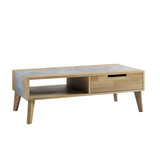 Calgary - Sintered Stone Coffee Table - Brown