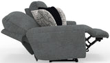 Maxwell - Power Deep Seat Reclining Loveseat - Dolphin