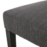 Contemporary Dining Chair With Upholstered Seating And Tapered Legs