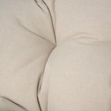 Sora - Outdoor Patio Wicker Hanging Chair With Stand - Beige / Brown