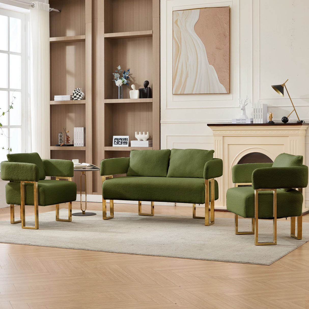 Decorative Upholstered Side Chair For Living Room