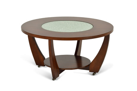 Rafael - Cocktail Table With Casters - Brown