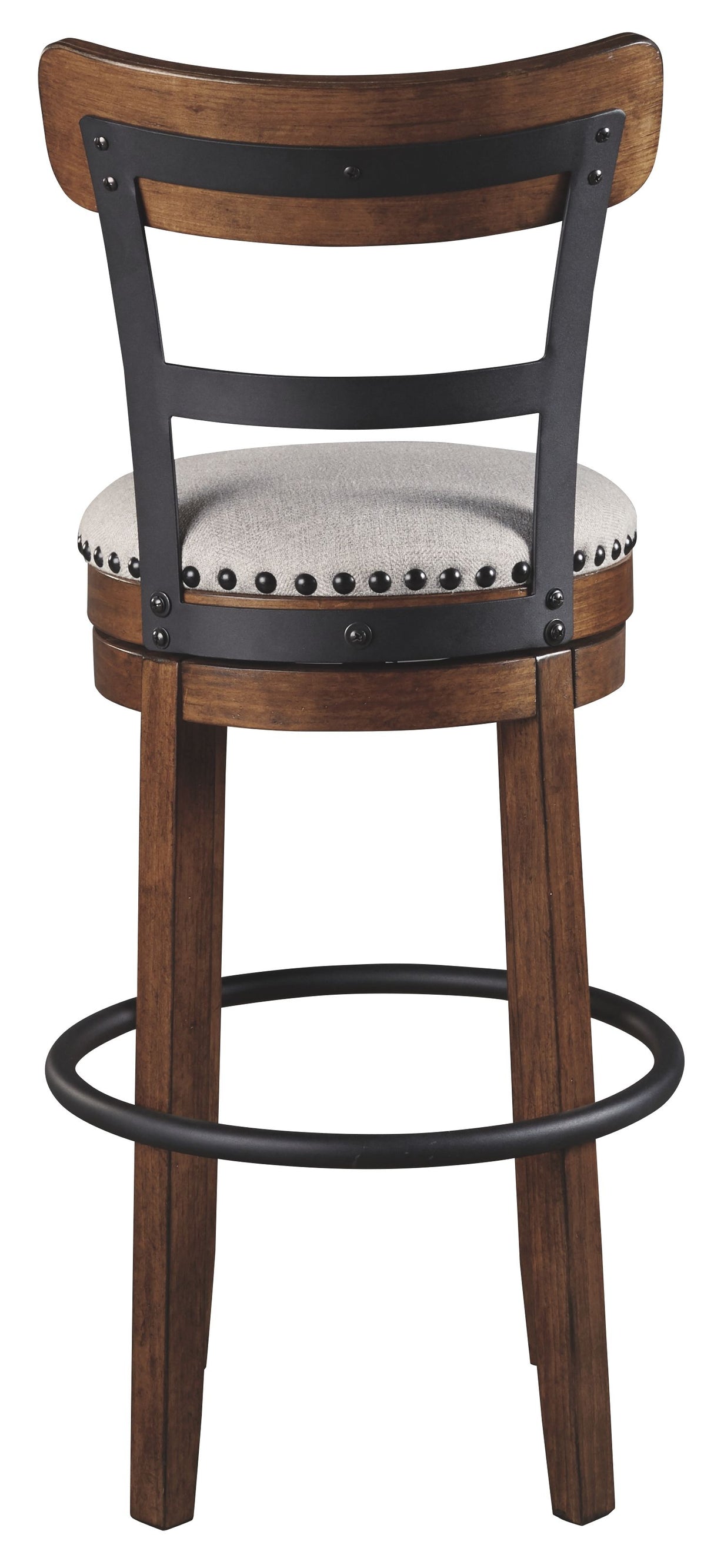 Valebeck -  Tall Upholstered Swivel Barstool