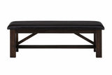 Kona Grove - Upholstered Bench - Chocolate Dark Brown