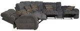 Ashland - Reclining Sectional With 4 Lay Flat Reclining Seats