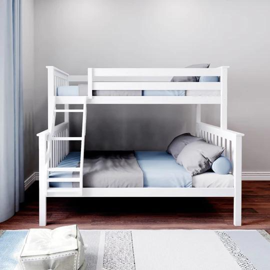 M3 - Twin over Full Slat Bunkbed, White - 177231002